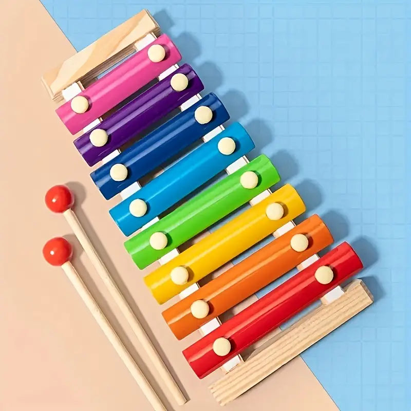 Wooden Xylophone Toy For Chicken Coop Enrichment by Dahlia Pets