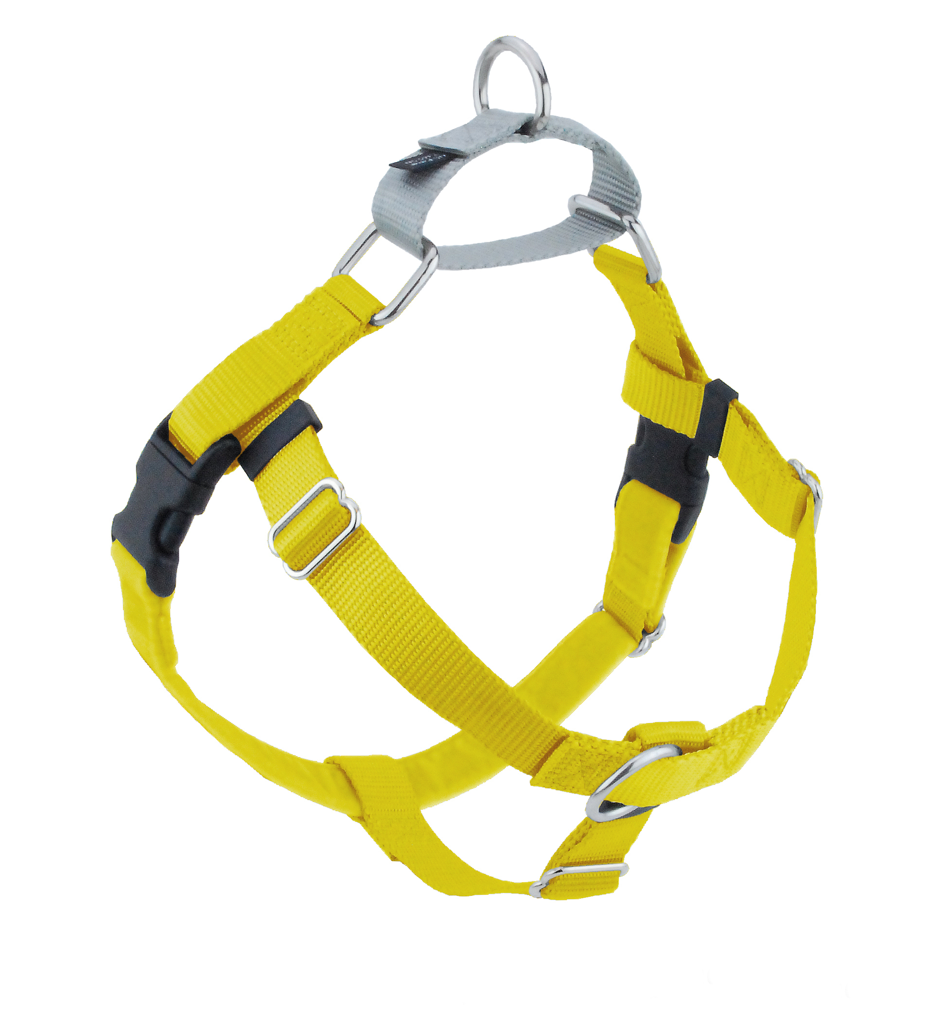 Yellow Freedom No-Pull Dog Harness by 2 Hounds Design