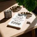 You And I Are More Than Friends - We're Like A Really Small Gang Pin, Box Sign and Dish Towel Gift Set by The Bullish Store