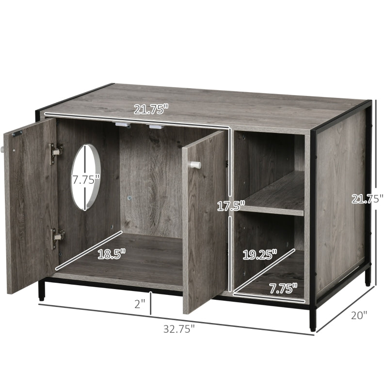 Hidden Cat Litter Box Enclosure by Furr Baby Gifts