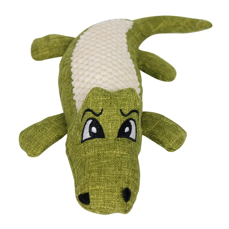 Pet Chew Toys Plush Crocodile Shape by Love My Pet