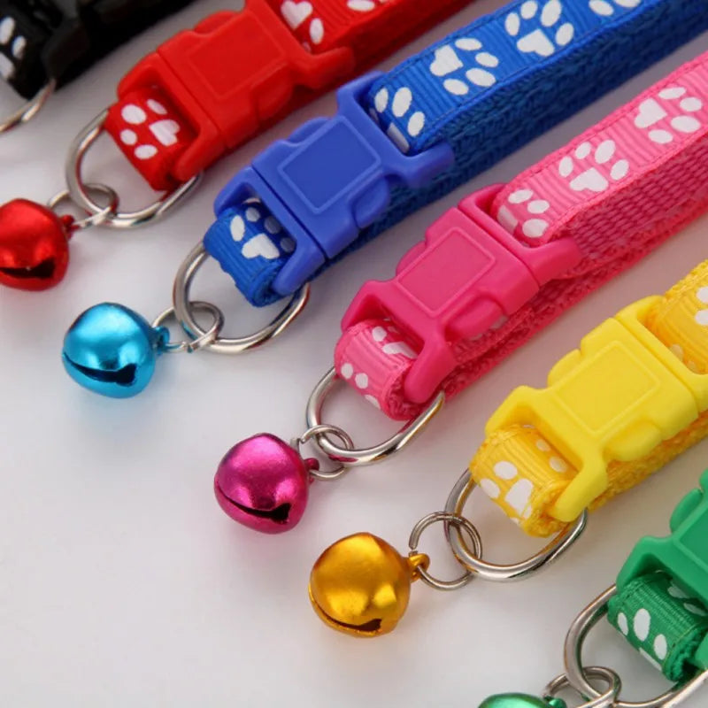 Pet Collars Adjustable With Bell