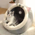 Semi Enclosed Plush Pet Bed by Love My Pet
