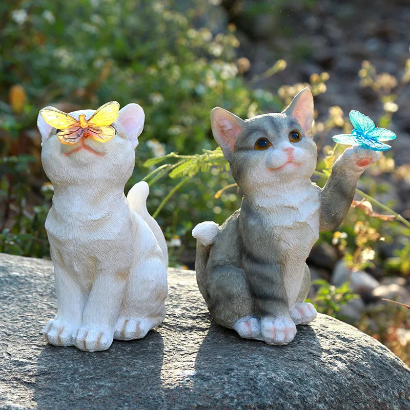 Solar Garden Lawn Animal Sculptures by Love My Pet