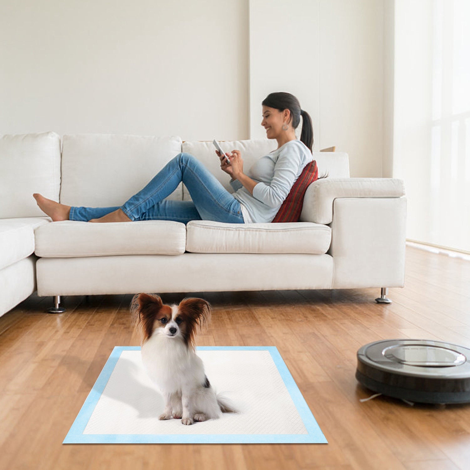 50Pcs Per Set Dog Training Pads Puppy Pee Pads -24in X 18in by VetsPetStore