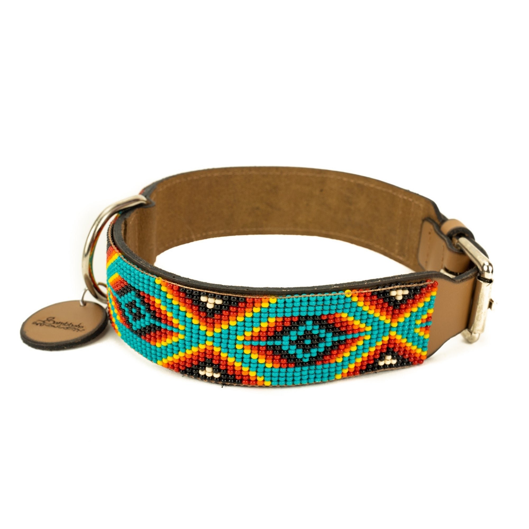 Bahamas Sambboho dog collar (with center D-ring) by Sambboho