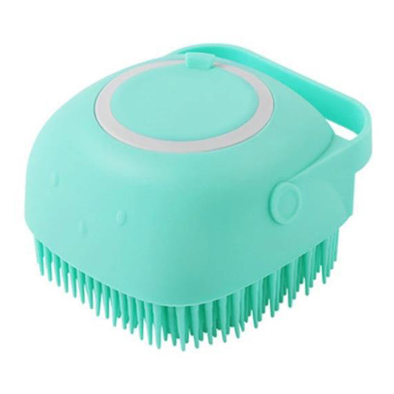 Silicone Dog Bath Massage Grooming Brush by Amazing Pet Bargains
