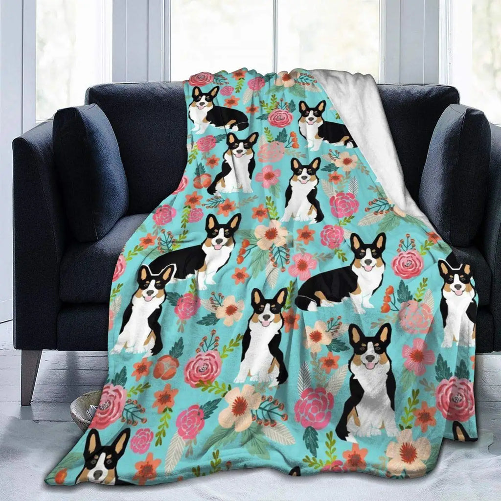Soft Plush Flannel Blanket for Couch or Bed by Love My Pet