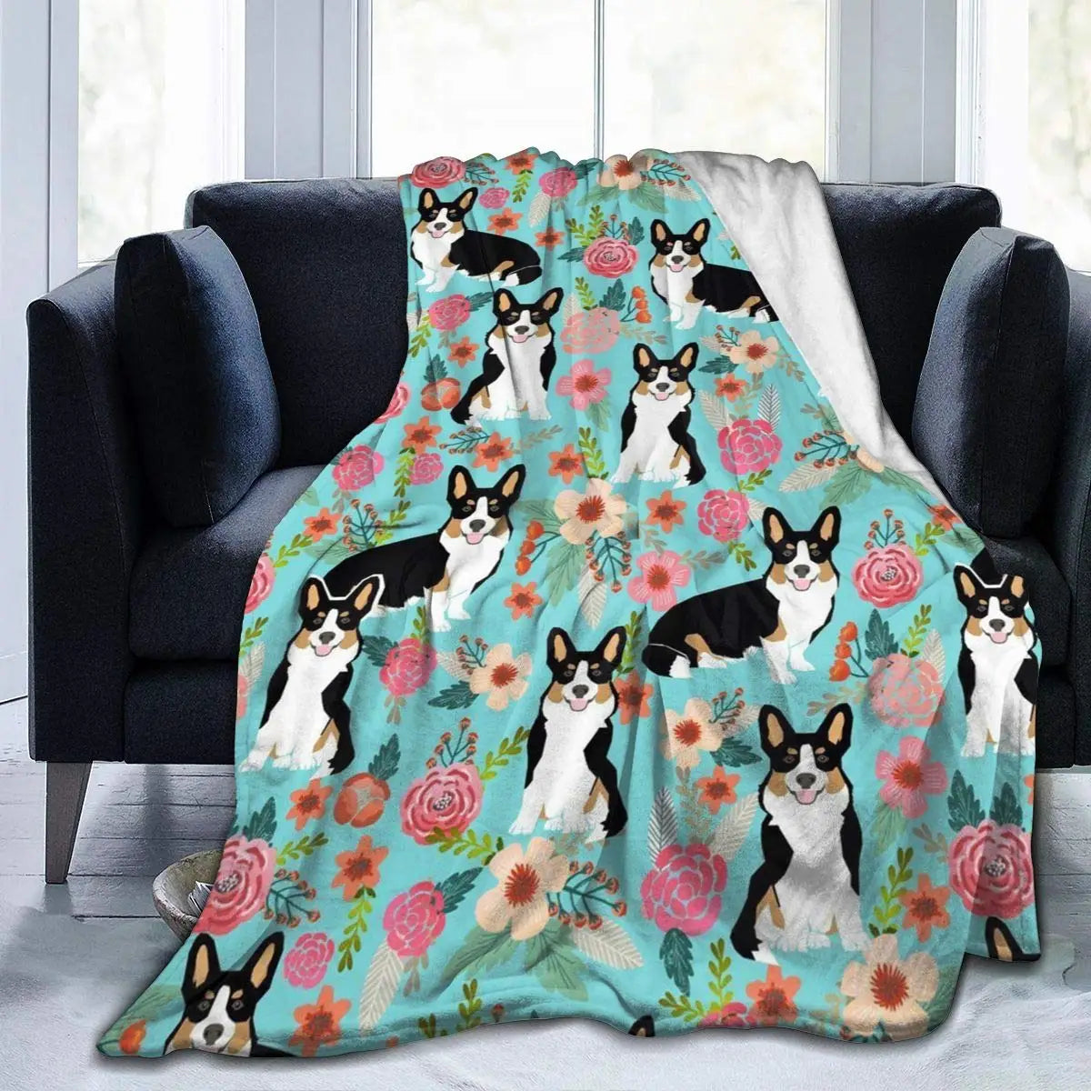 Soft Plush Flannel Blanket for Couch or Bed by Love My Pet