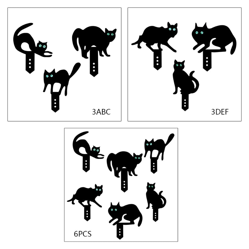 Cat Shaped Lawn Stakes Backyard Decoration by Love My Pet