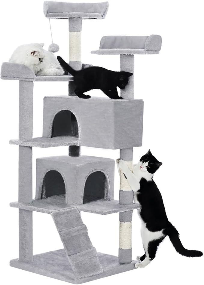 Cat Tree With 2 Apartments Cat Activity Center by VetsPetStore