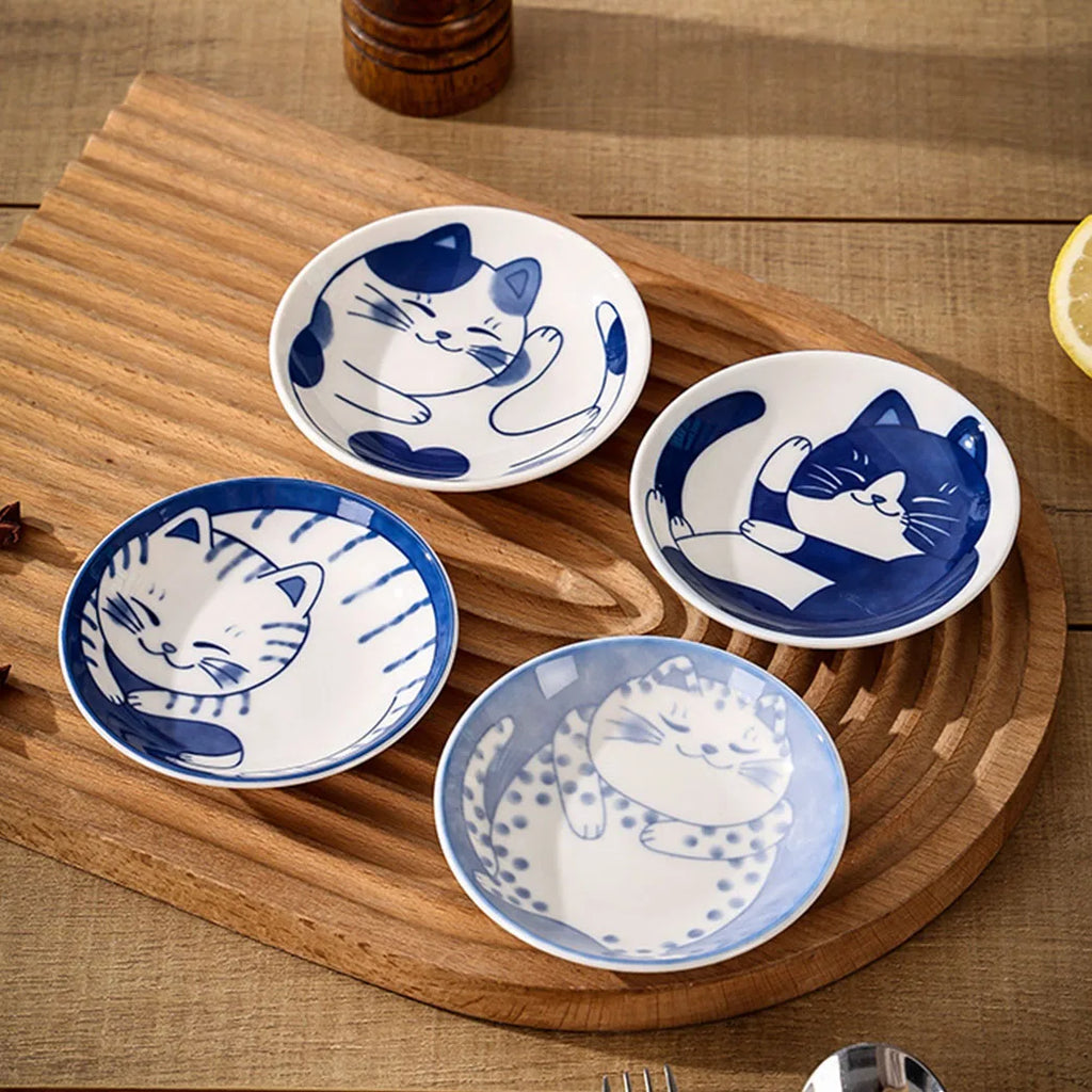 Cute Cat Ceramic Dessert, Sauce Dish by Love My Pet