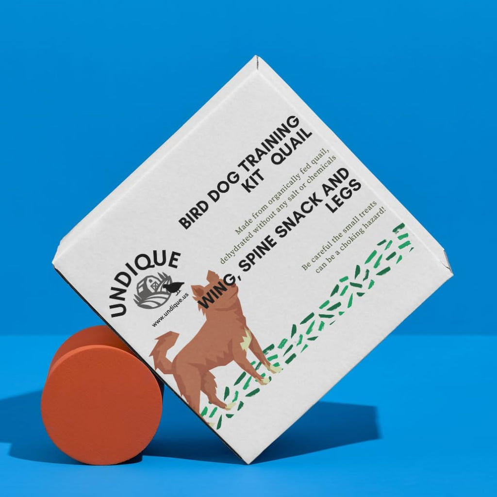 Quail Wing Dog Training Kit - Nutritious Dog Treats and Quail Wing for Effective Dog Training Sessions - Reinforce Positive Behaviors with Training Treats - Not Suitable for Small Breeds by Quailz.com by Undique LLC