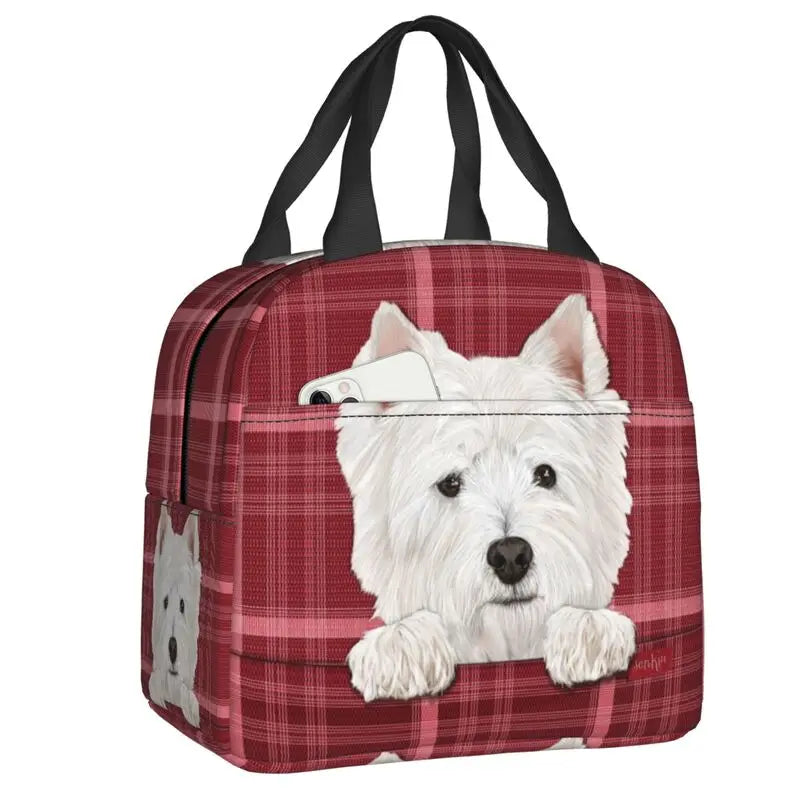 West Highland White Terrier Dog Thermal Insulated Lunch Bag by Love My Pet