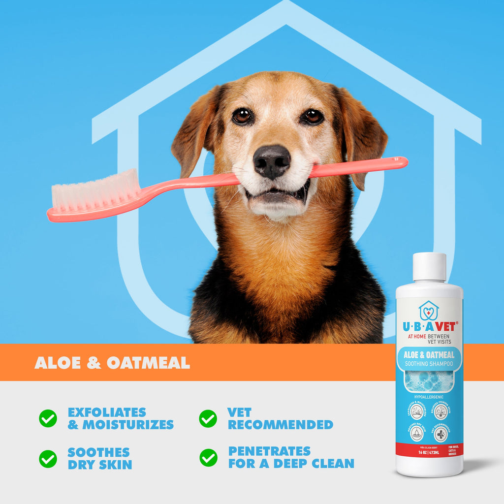 UBAVET Aloe & Oatmeal Conditioner for Dogs & Cats – Soothing Moisturizing Formula for Sensitive Skin (16.9 fl oz / 500ml) by American Pet Supplies