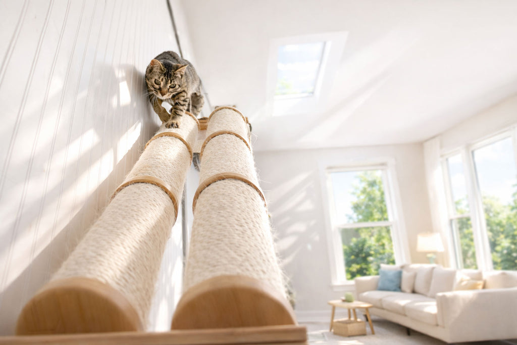Slanted Cat Scratcher for Wall by Catastrophic Creations