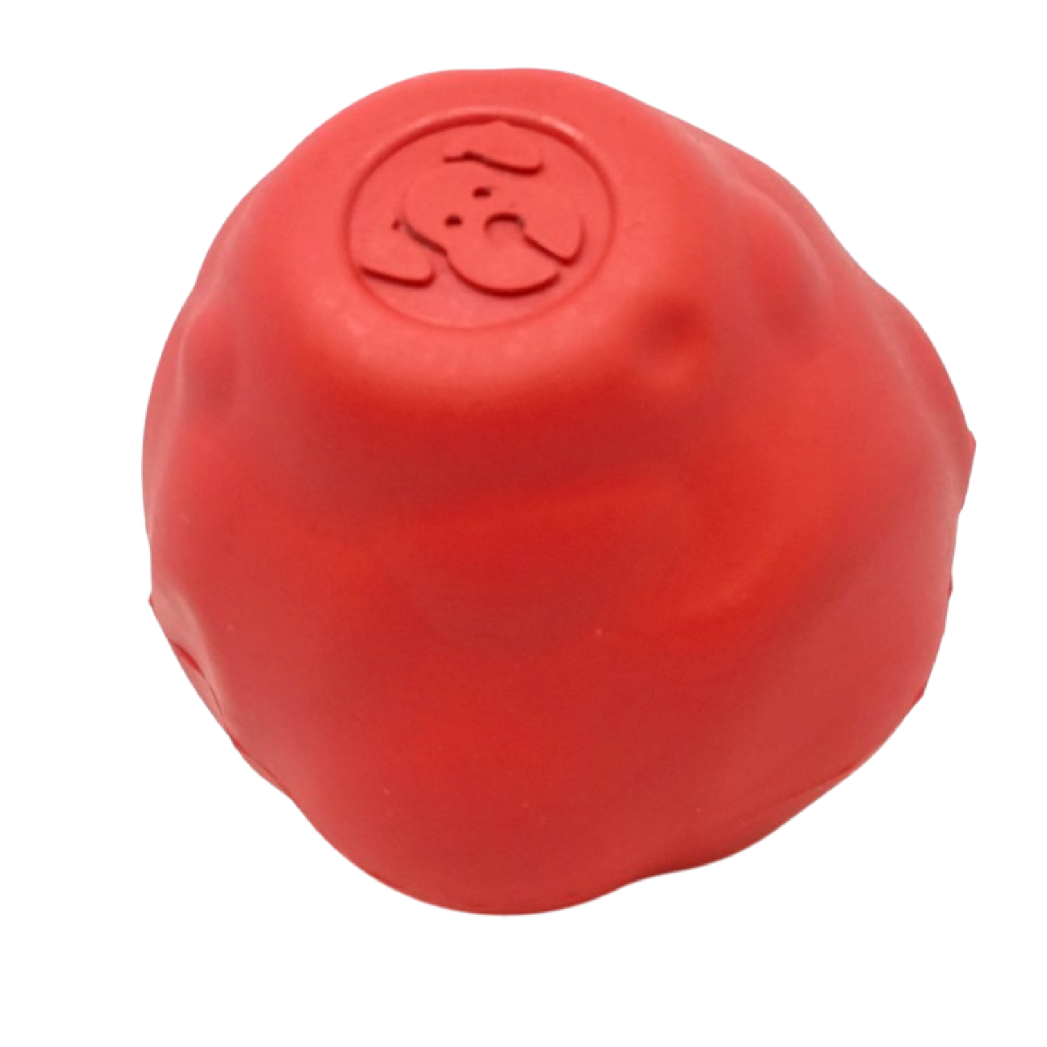 Asteroid Rubber Dog Chew Toy for Heavy Chewers | Red Retrieving Toy | USA Made by SodaPup/True Dogs, LLC