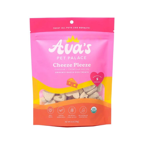 Ava's Pet Palace Organic Baked Dog Treats - Cheeze Pleeze (6 oz) / 2-Pack by American Pet Supplies