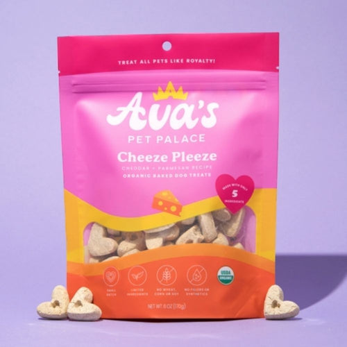 Ava's Pet Palace Organic Baked Dog Treats - Cheeze Pleeze (6 oz) / 2-Pack by American Pet Supplies