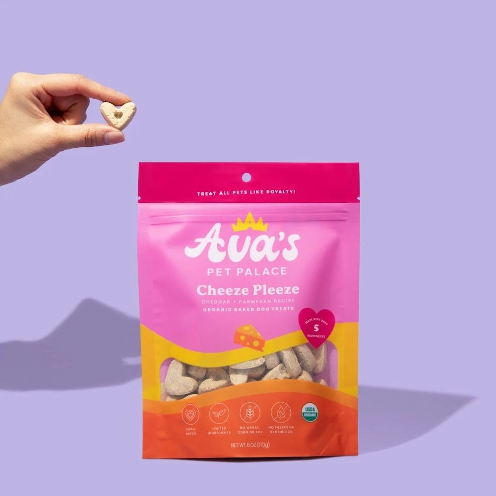 Ava's Pet Palace Organic Baked Dog Treats - Cheeze Pleeze (6 oz) / 2-Pack by American Pet Supplies