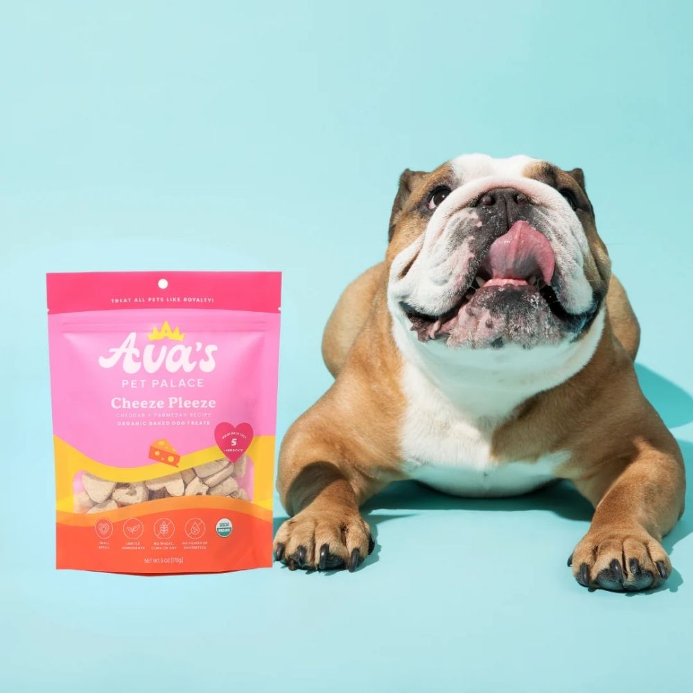 Ava's Pet Palace Organic Baked Dog Treats - Cheeze Pleeze (6 oz) / 2-Pack by American Pet Supplies