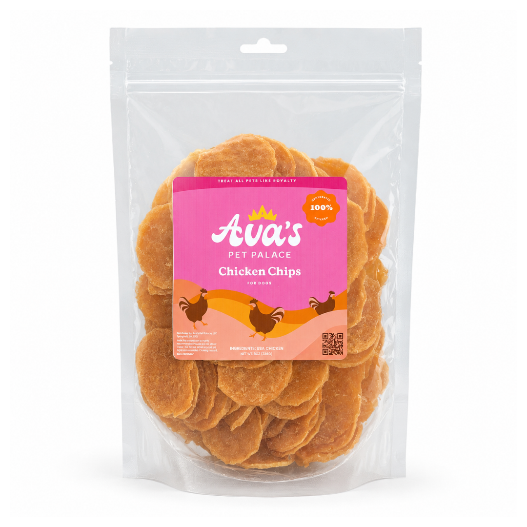 Crispy Dog Treats - Chicken Chips by Ava's Pet Palace