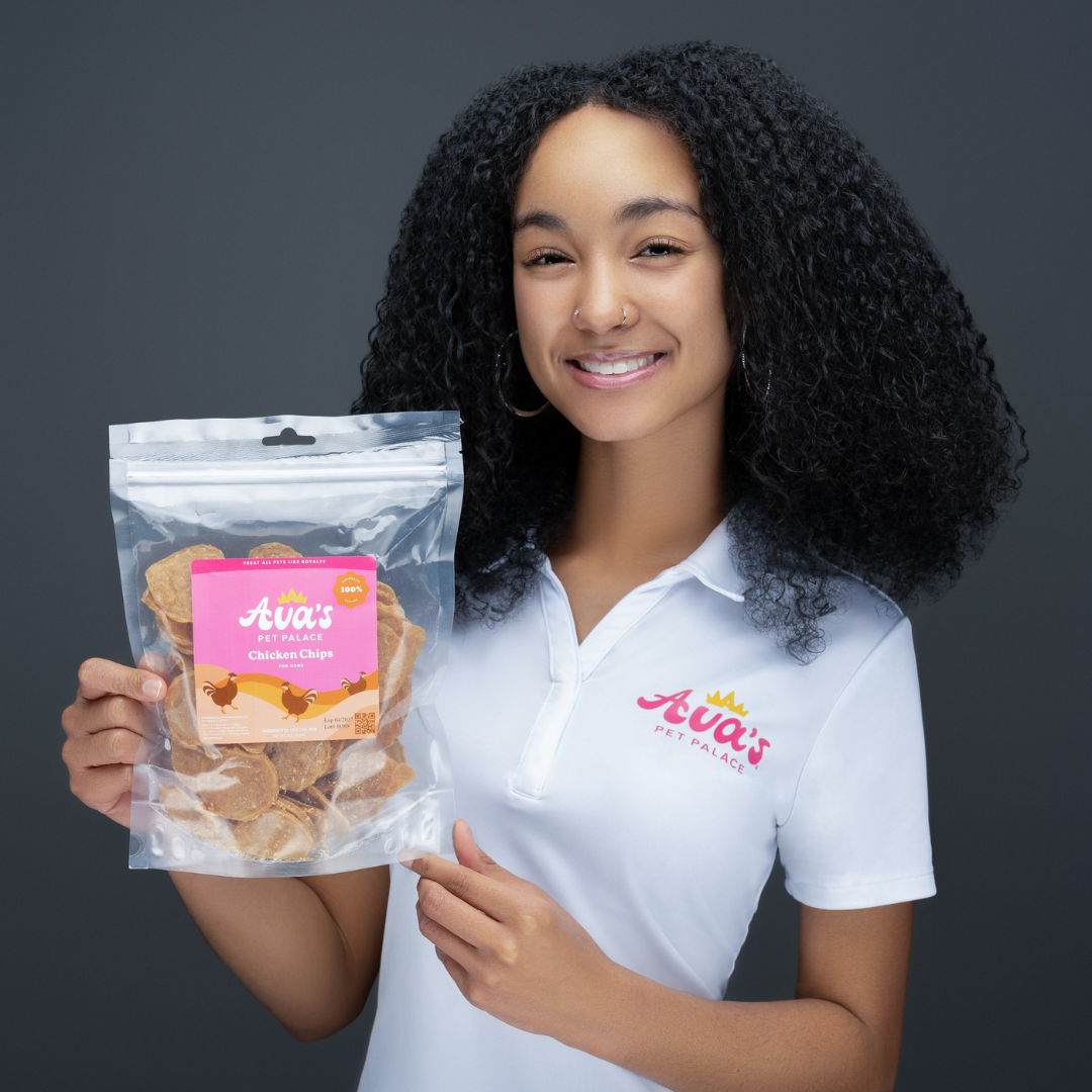 Crispy Dog Treats - Chicken Chips by Ava's Pet Palace