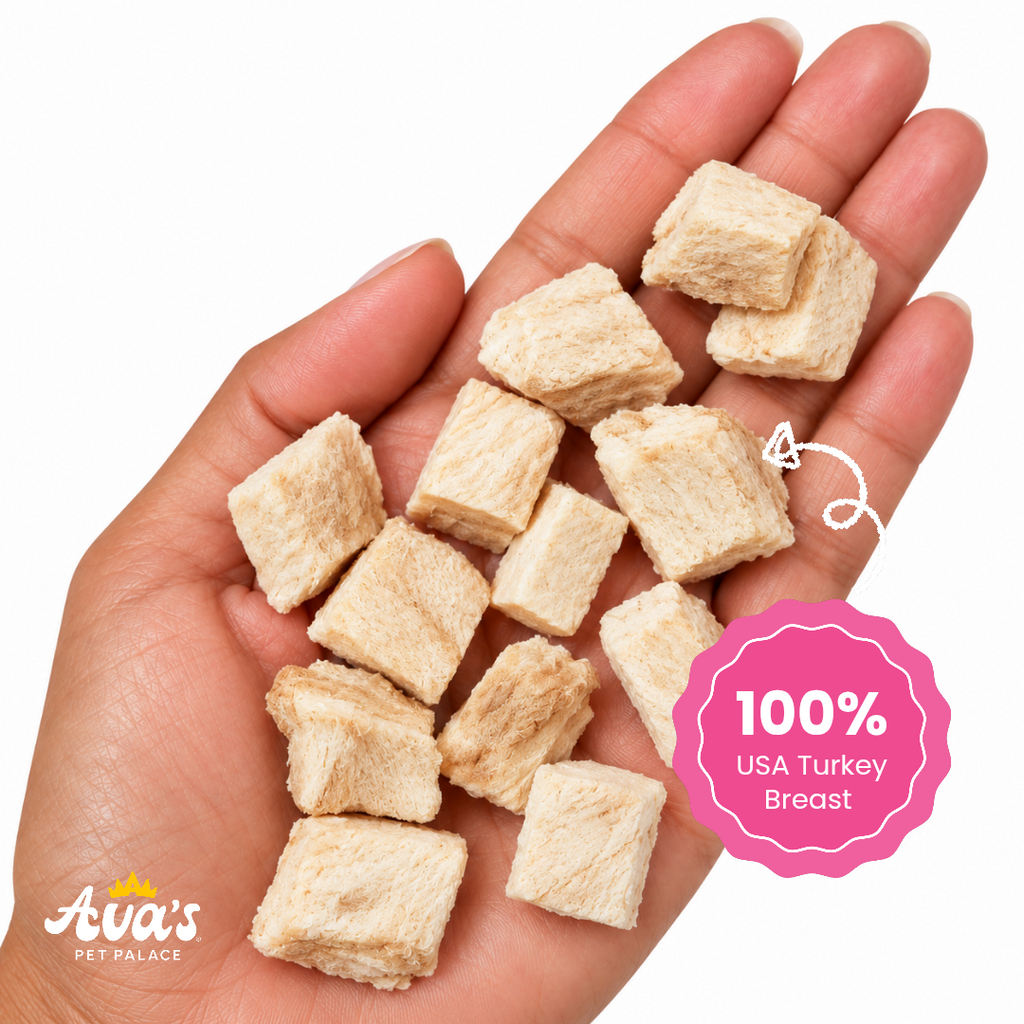 Freeze Dried Turkey Breast - Turkey Pops by Ava's Pet Palace