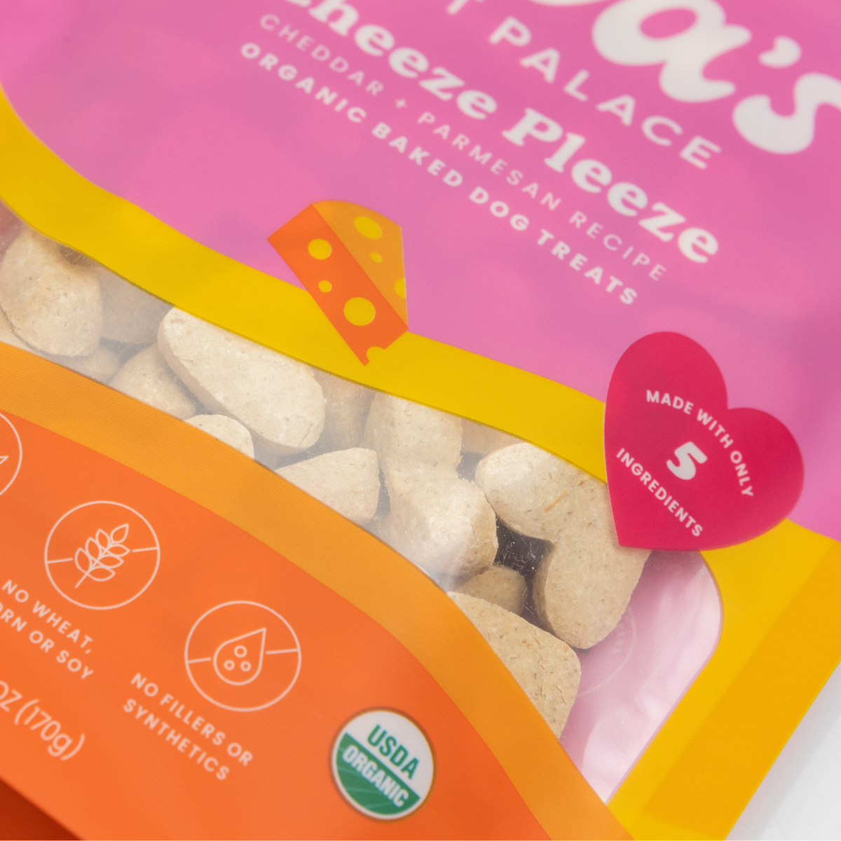 Organic Baked Dog Treats - Cheeze Pleeze by Ava's Pet Palace