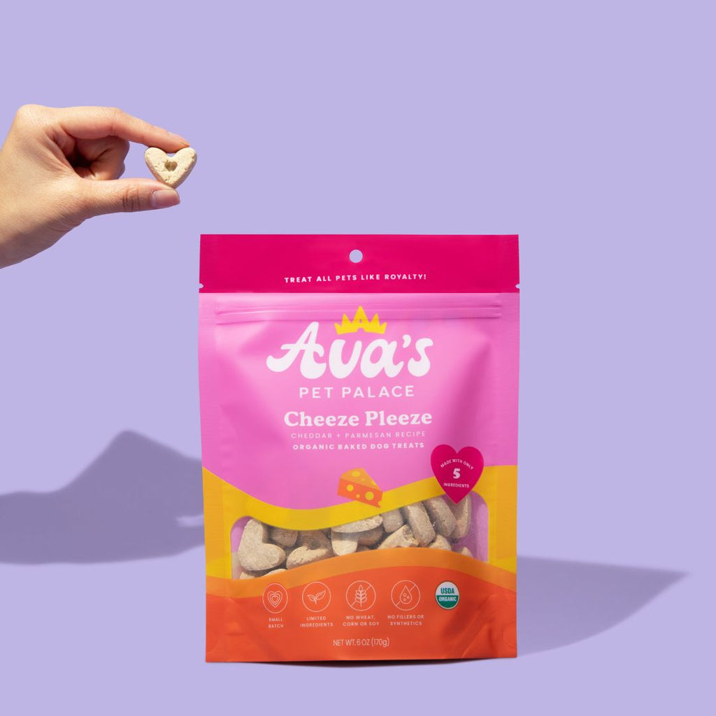 Organic Baked Dog Treats - Cheeze Pleeze by Ava's Pet Palace