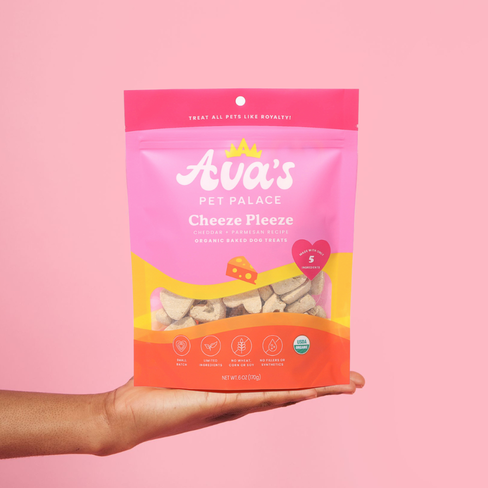 Organic Baked Dog Treats - Cheeze Pleeze by Ava's Pet Palace
