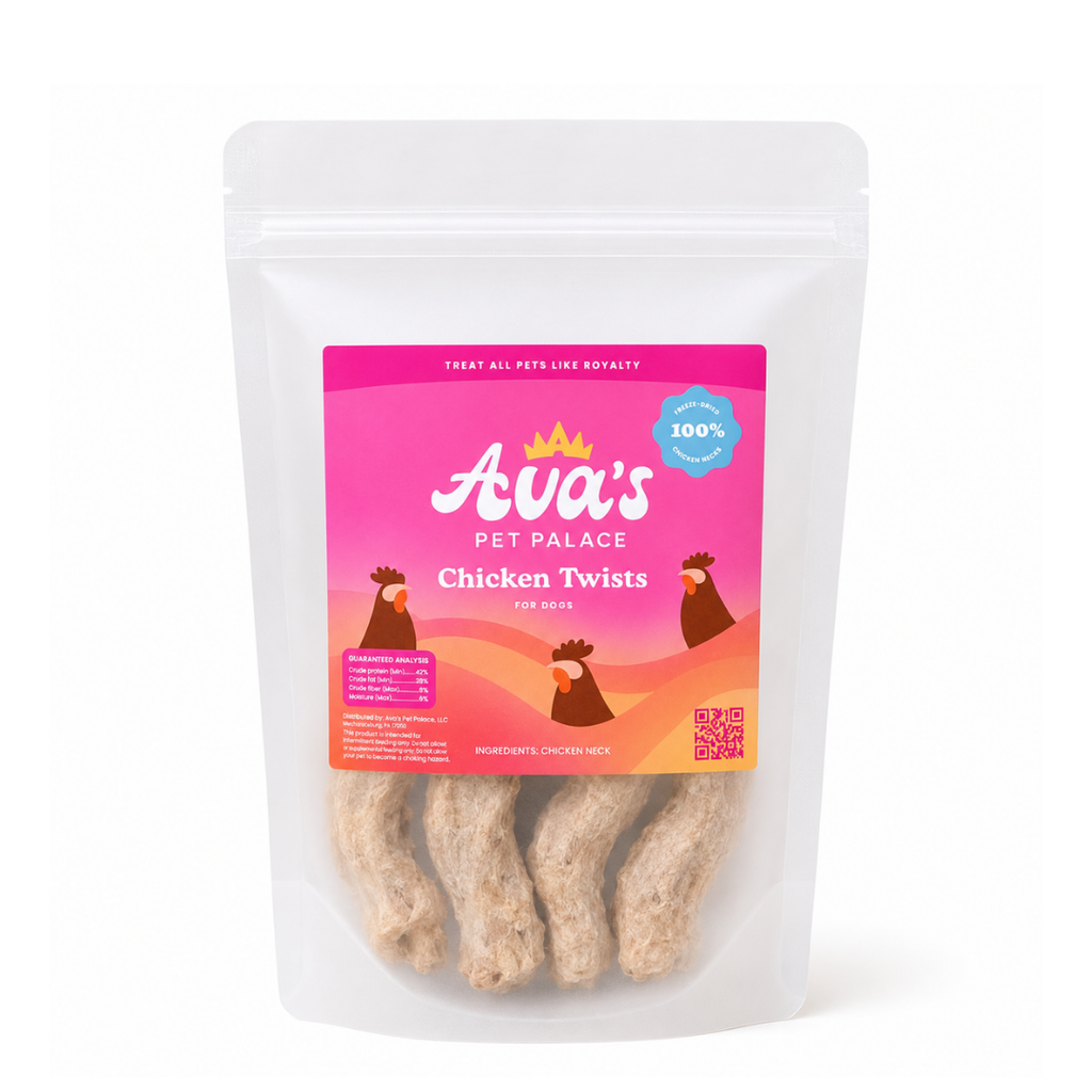 Freeze Dried Chicken Neck - Chicken Twists by Ava's Pet Palace