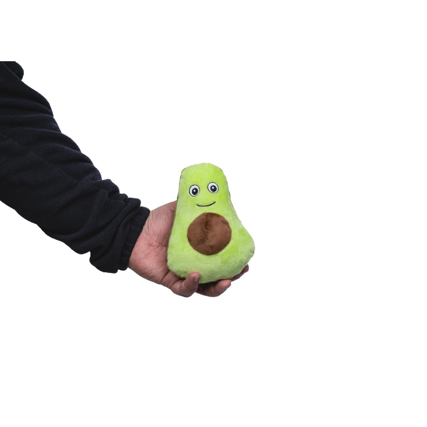 Avocado & Banana Plush Dog Toy Gift Set – with Squeaker & Crinkle Paper for Fun Play by American Pet Supplies