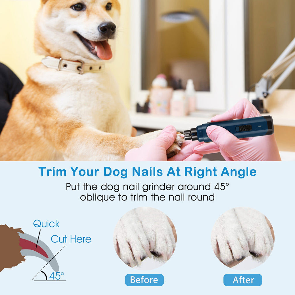 USB Rechargeable Pet Nail Grinder and Trimmer by Amazing Pet Bargains