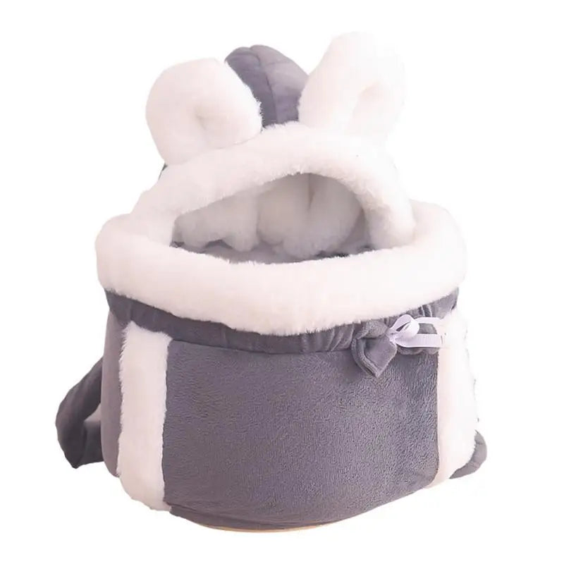 Pet Carrier Bag Plush Backpack by Love My Pet