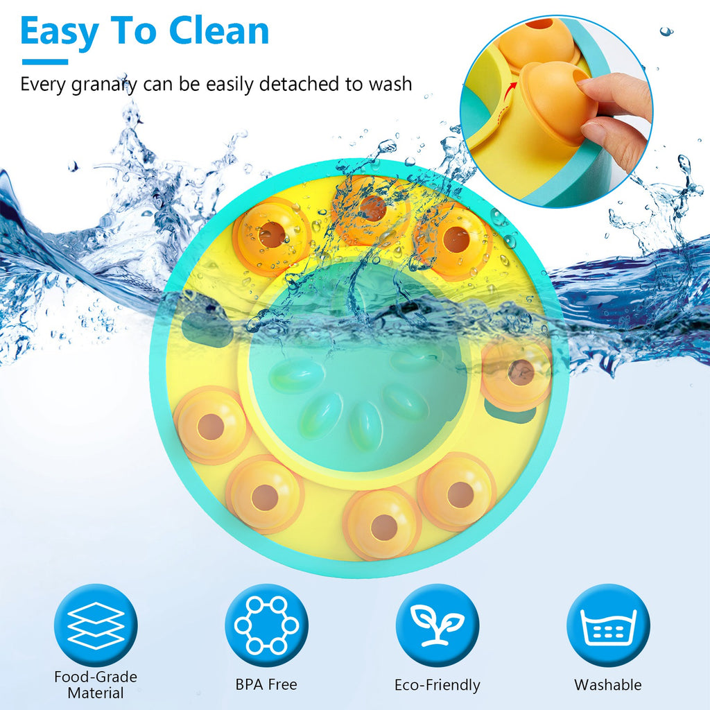 1Pc Dog Puzzle Slow Feeding Bowl, Dog Treat Dispensing Toy For IQ Training. For Small Medium Large Dog Cat