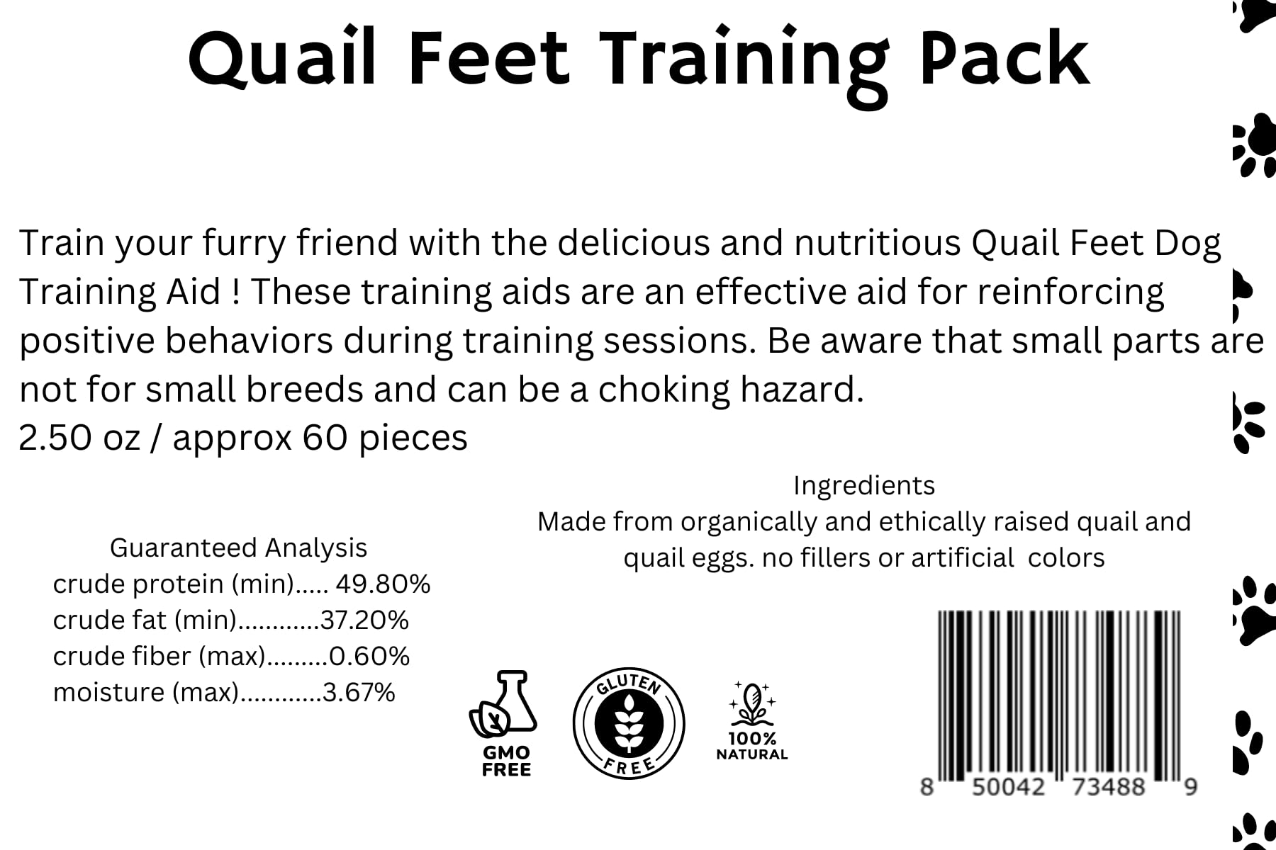 Quail Feet Training Pack