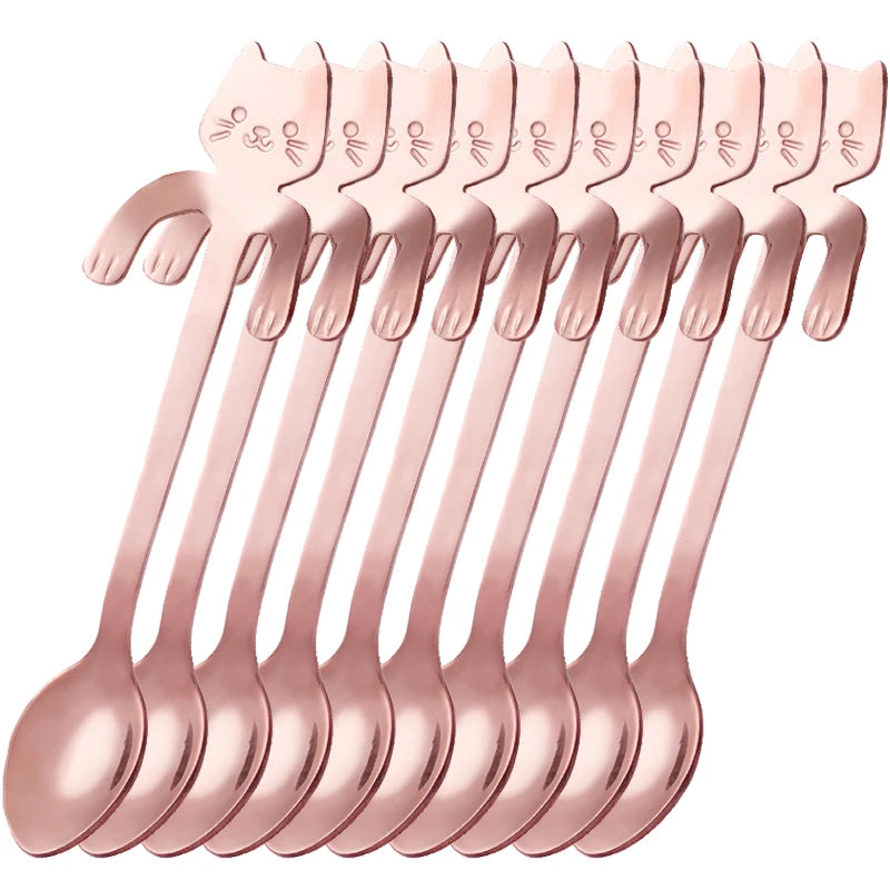 Stainless Steel Cat Coffee Spoon by Love My Pet