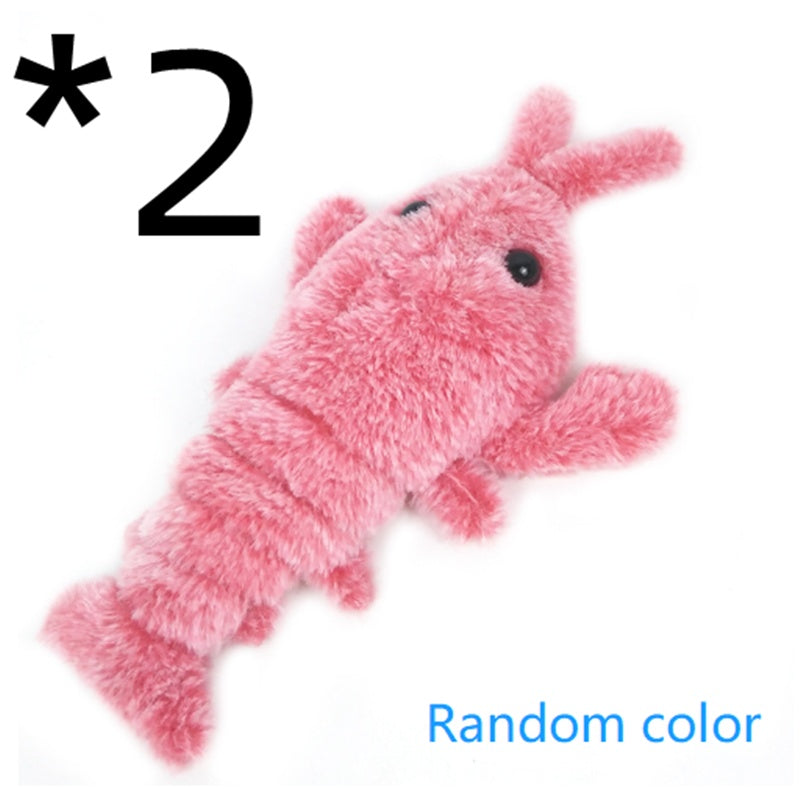 Pet Toys Electric Jumping Shrimp USB Charging by Amazing Pet Bargains