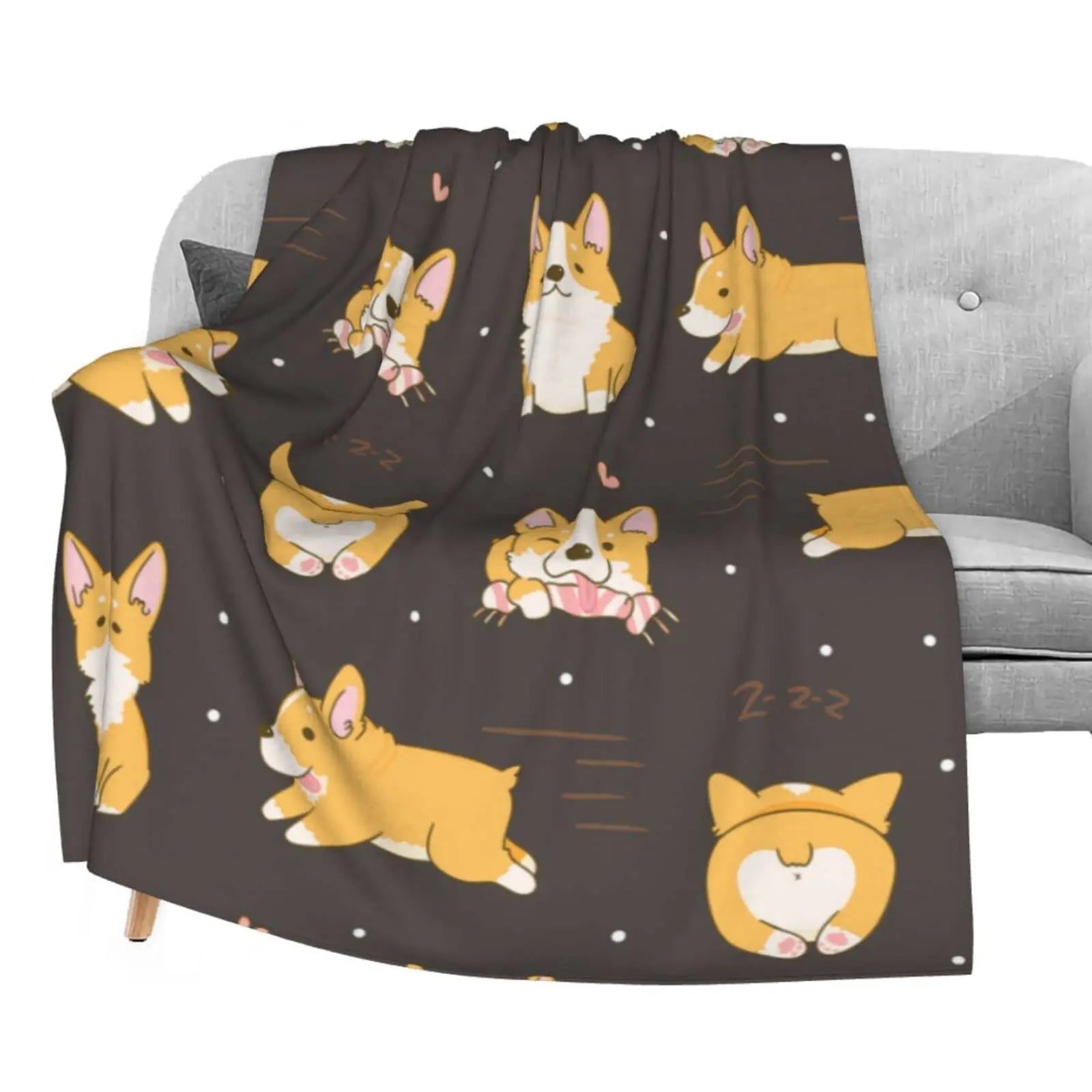 Soft Plush Flannel Blanket for Couch or Bed by Love My Pet