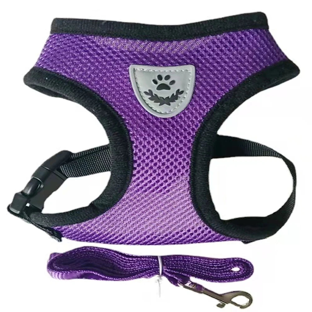 Pet Harness Adjustable Breathable Harnesses, Reflective by Love My Pet