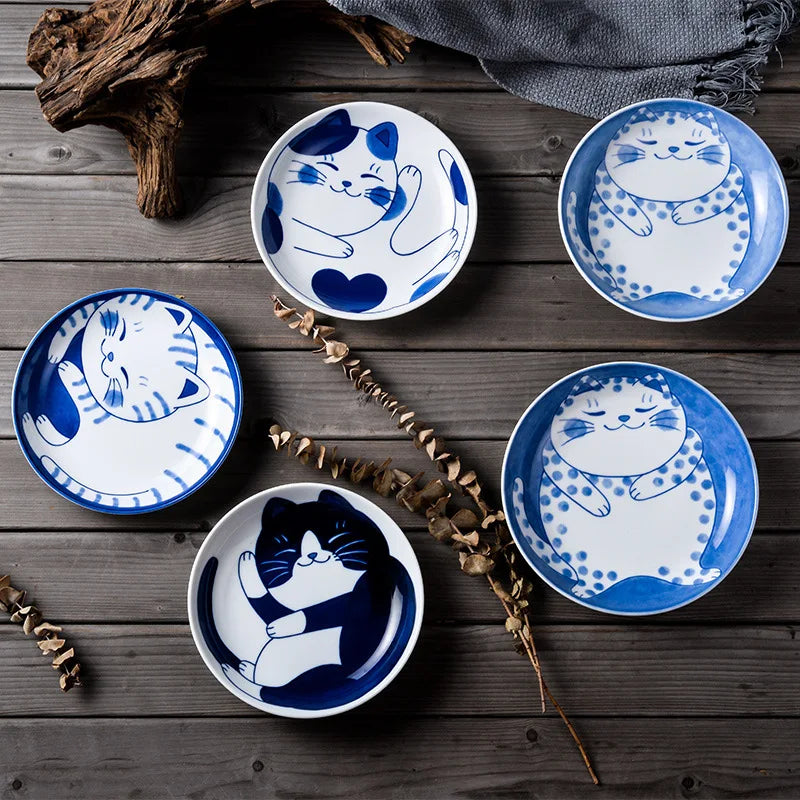 Cute Cat Ceramic Dessert, Sauce Dish by Love My Pet