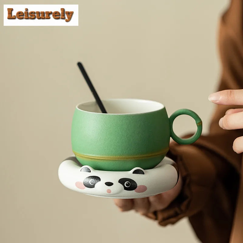 Hand Crafted Animal Ceramic Mug, Bowl With Saucer Kit by Love My Pet