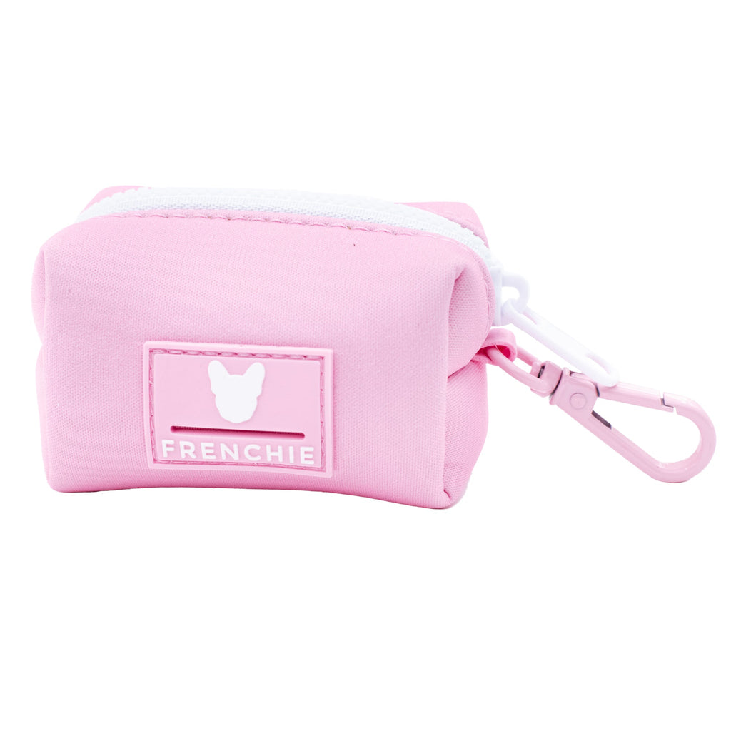 Frenchie Poo Bag Holder - Solid Pink Bubblegum by Frenchie Bulldog