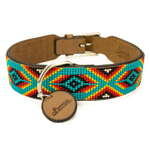 Bahamas Sambboho dog collar (with center D-ring) by Sambboho
