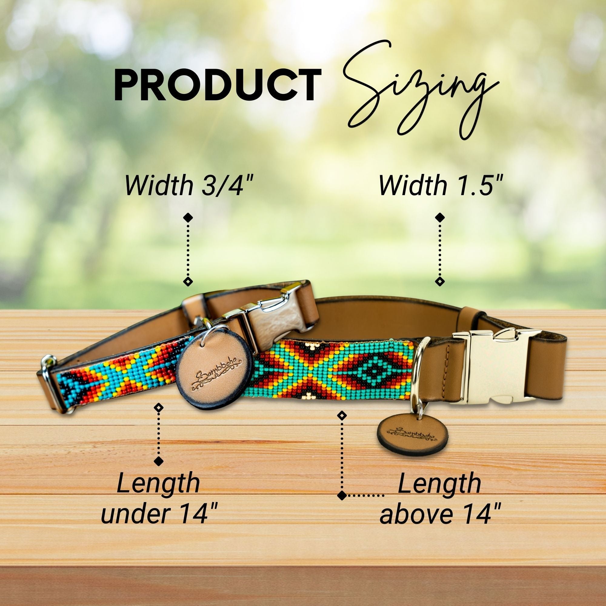 Bahamas dog collar (quick release) by Sambboho