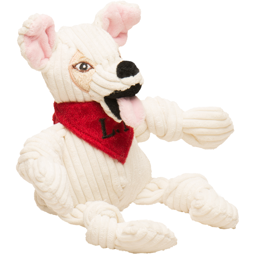 HuggleCause™, Living Free Animal Sanctuary, Little Tyke (L.T.) Knottie® Plush Dog Toy, Small by HuggleHounds
