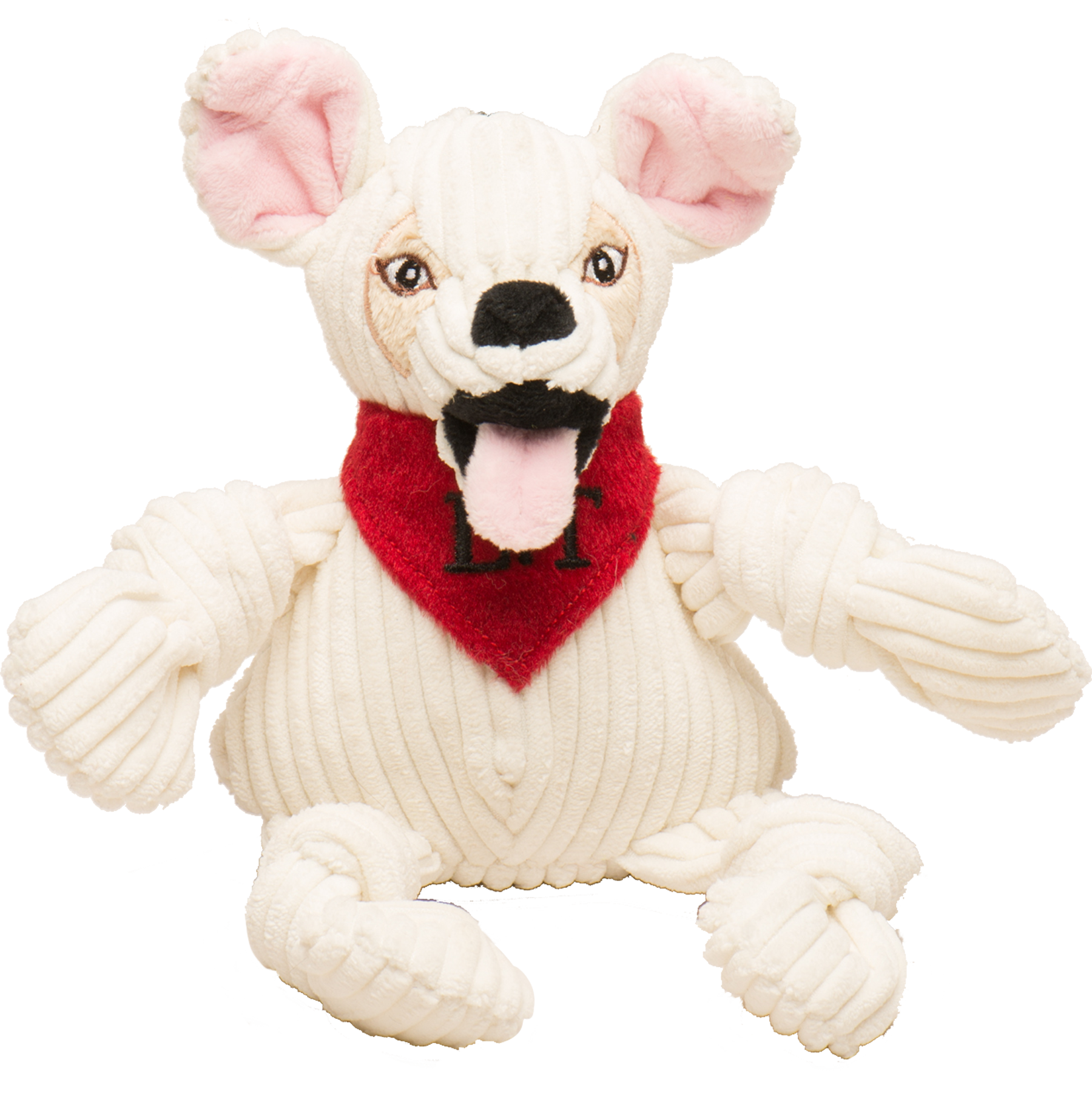 HuggleCause™, Living Free Animal Sanctuary, Little Tyke (L.T.) Knottie® Plush Dog Toy, Small by HuggleHounds