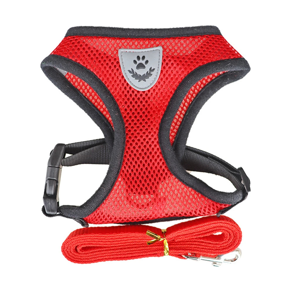 Pet Harness Adjustable Breathable Harnesses, Reflective by Love My Pet