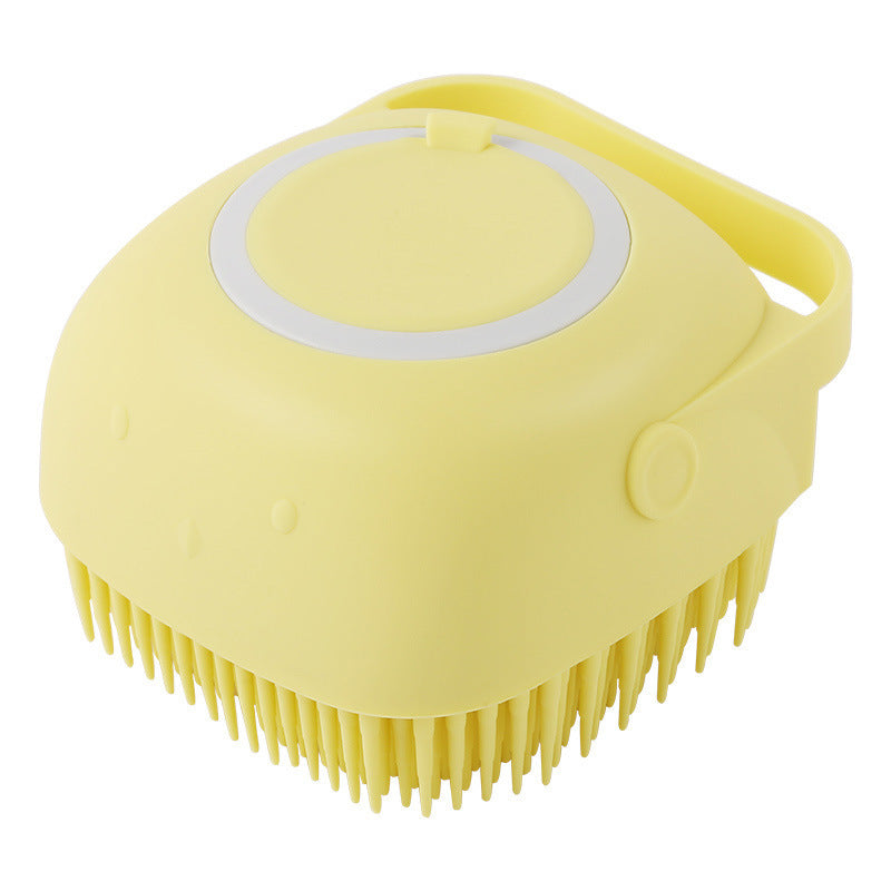 Silicone Dog Bath Massage Grooming Brush by Amazing Pet Bargains